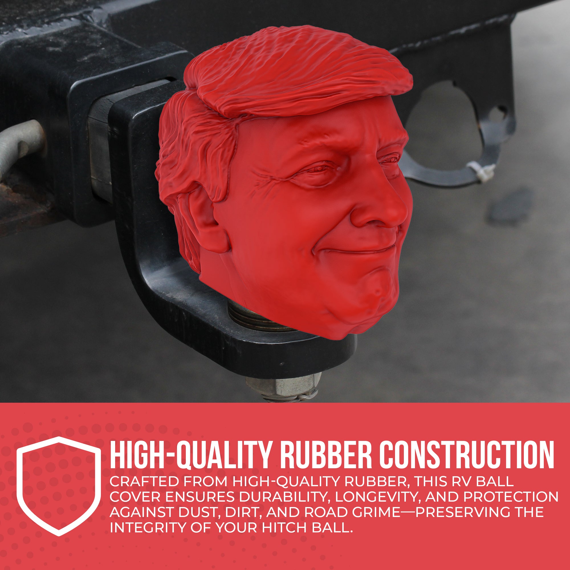 TRUMP PRESIDENTIAL TOWING HITCH COVER